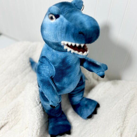 Build-A-Bear Workshop Blue T-Rex Plush 16” Dinosaur | Soft Stuffed Animal Dino - Picture 4 of 8